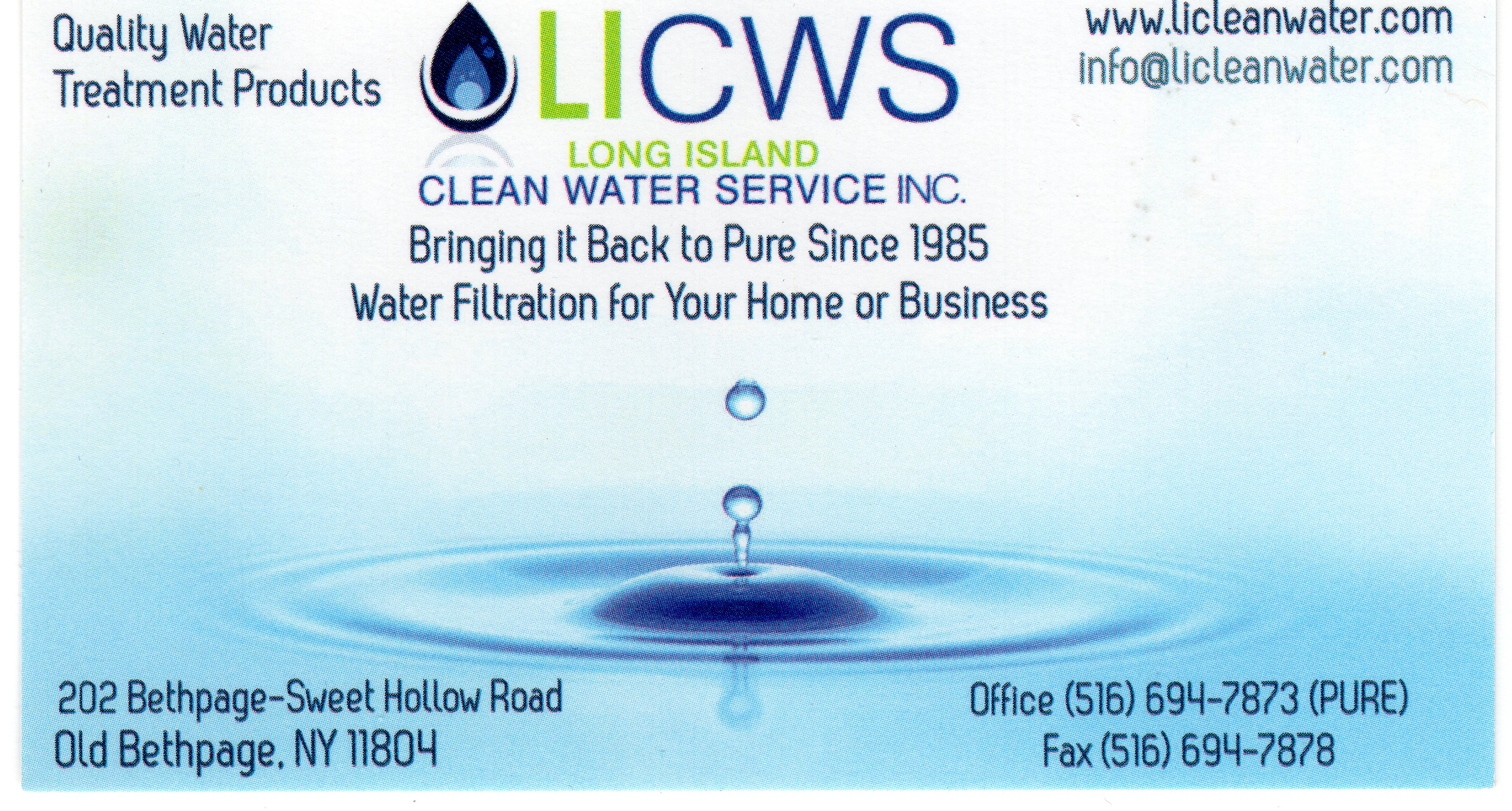 Long Island Clear Water Service