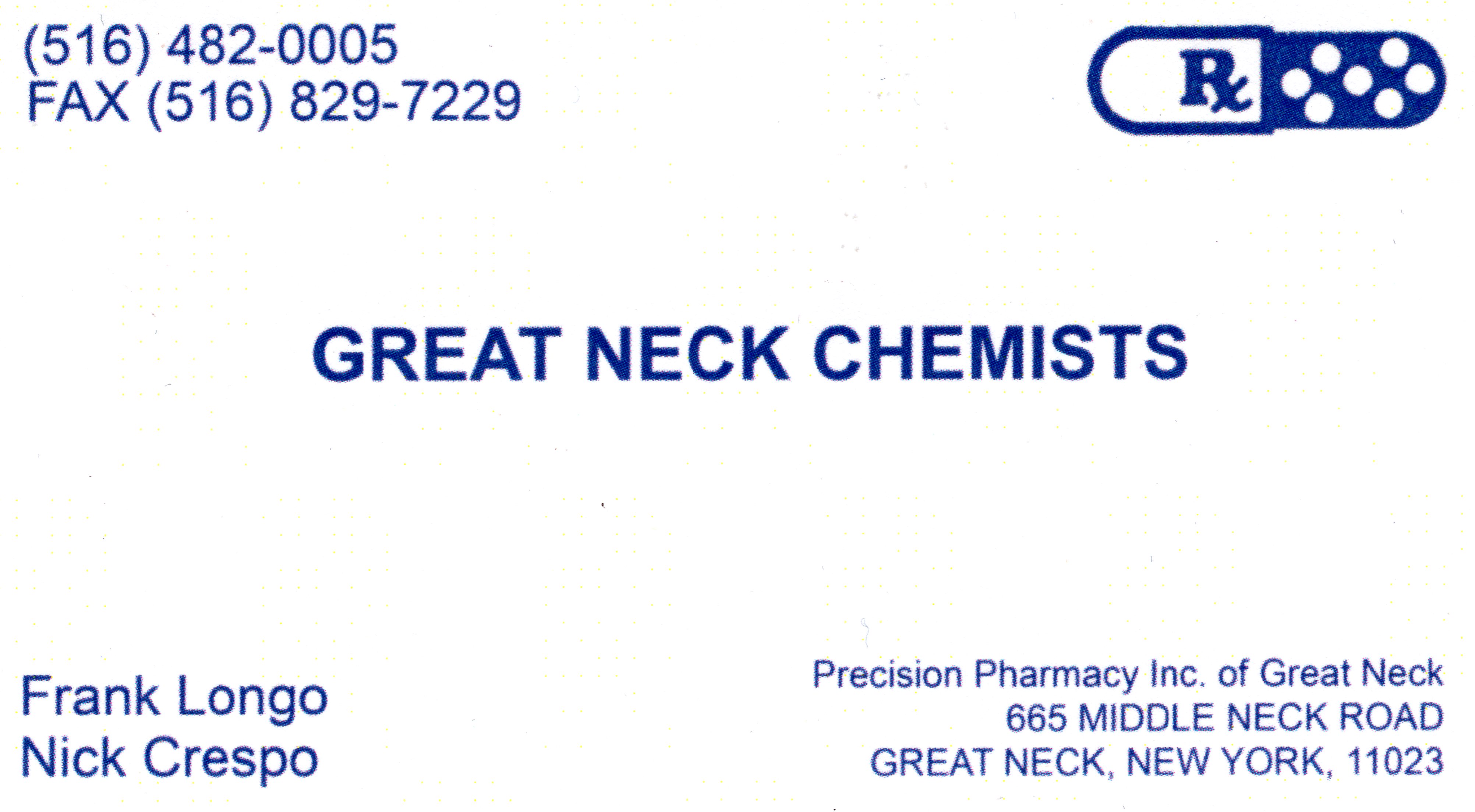 Precision Pharmacy Inc of Great Neck